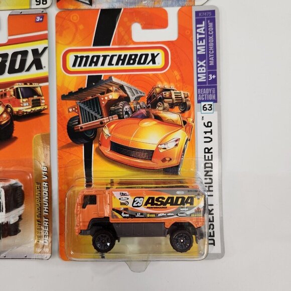 Matchbox Desert Thunder V16 Road Tripper Offroad All Terrain Trucks Diecast Lot - Picture 2 of 15